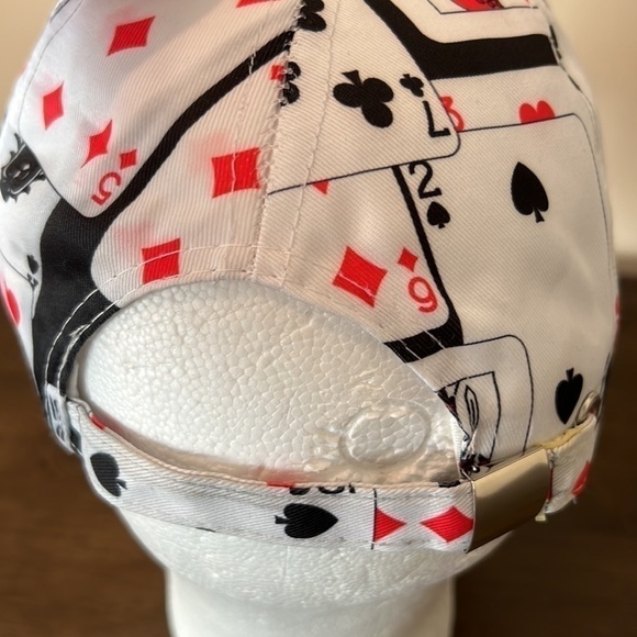 DECK of Playing Cards Poker Adjustable Baseball Cap Hat - Picture 4 of 8